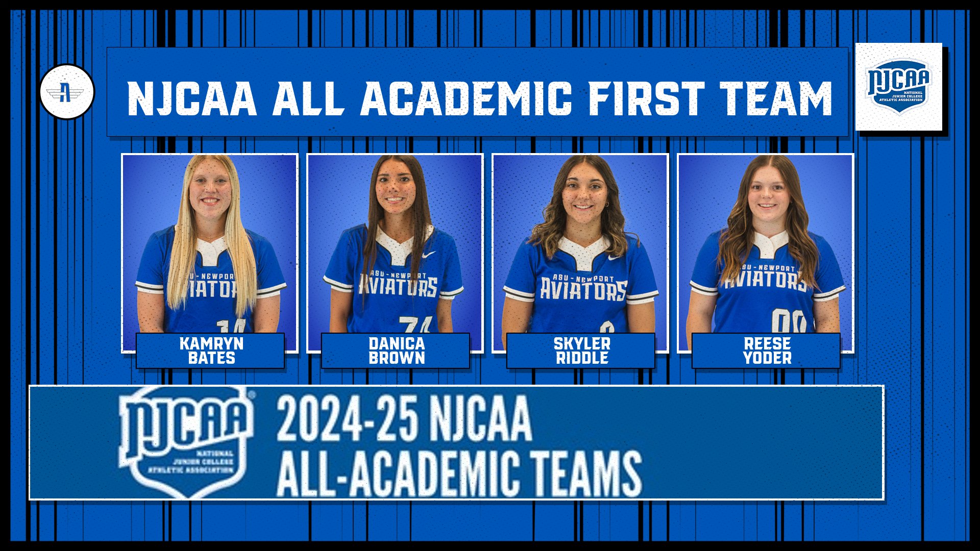 Aviator Softball All Academic First Team