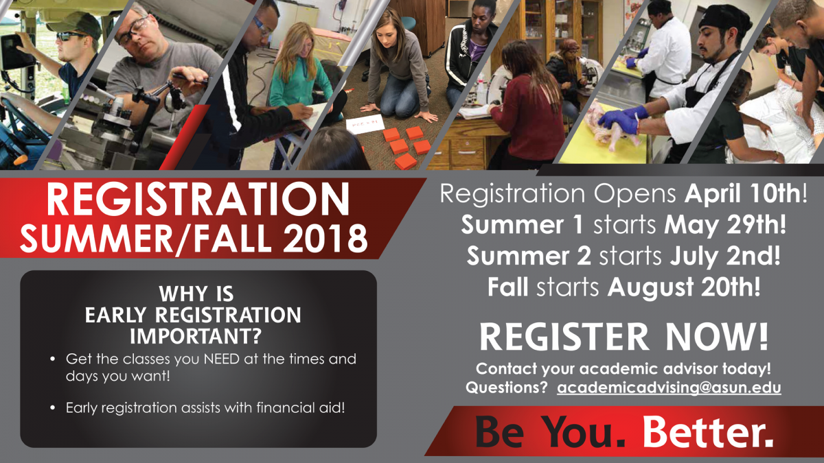 Enroll at ASU-Newport graphic!