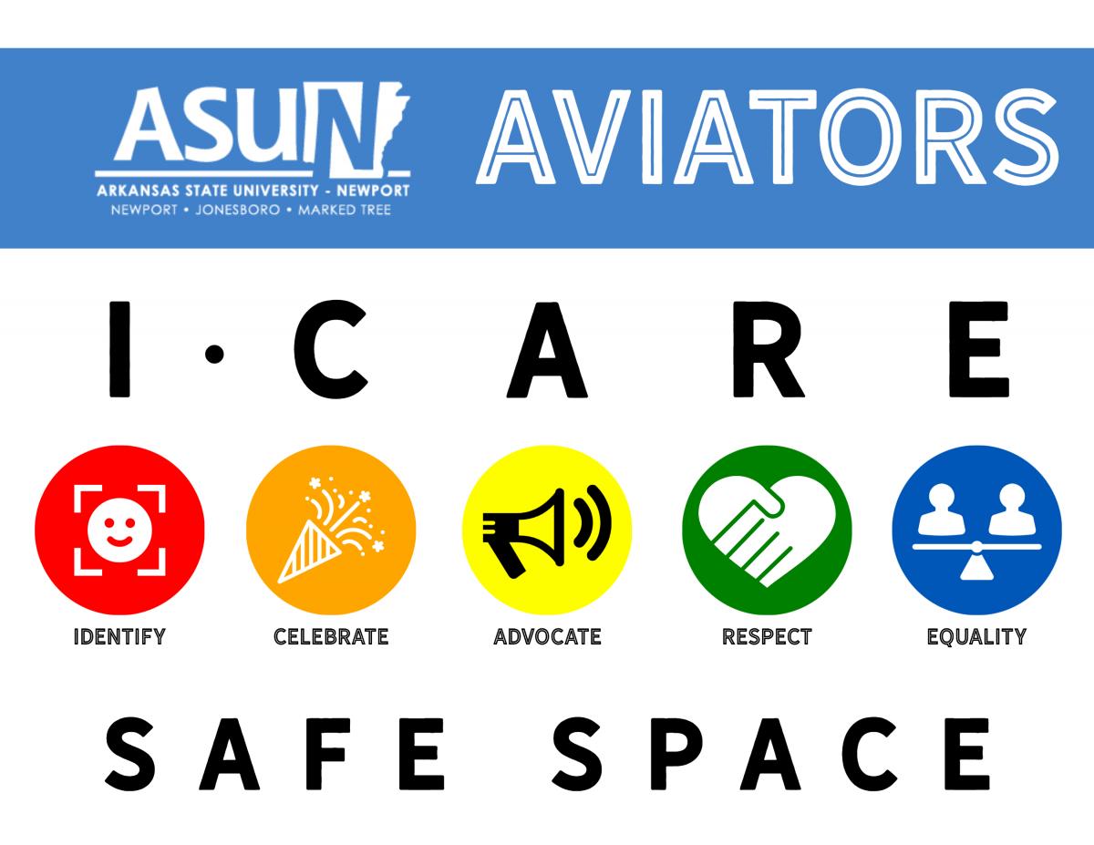 ASUN-Newport's I-CARE Sticker
