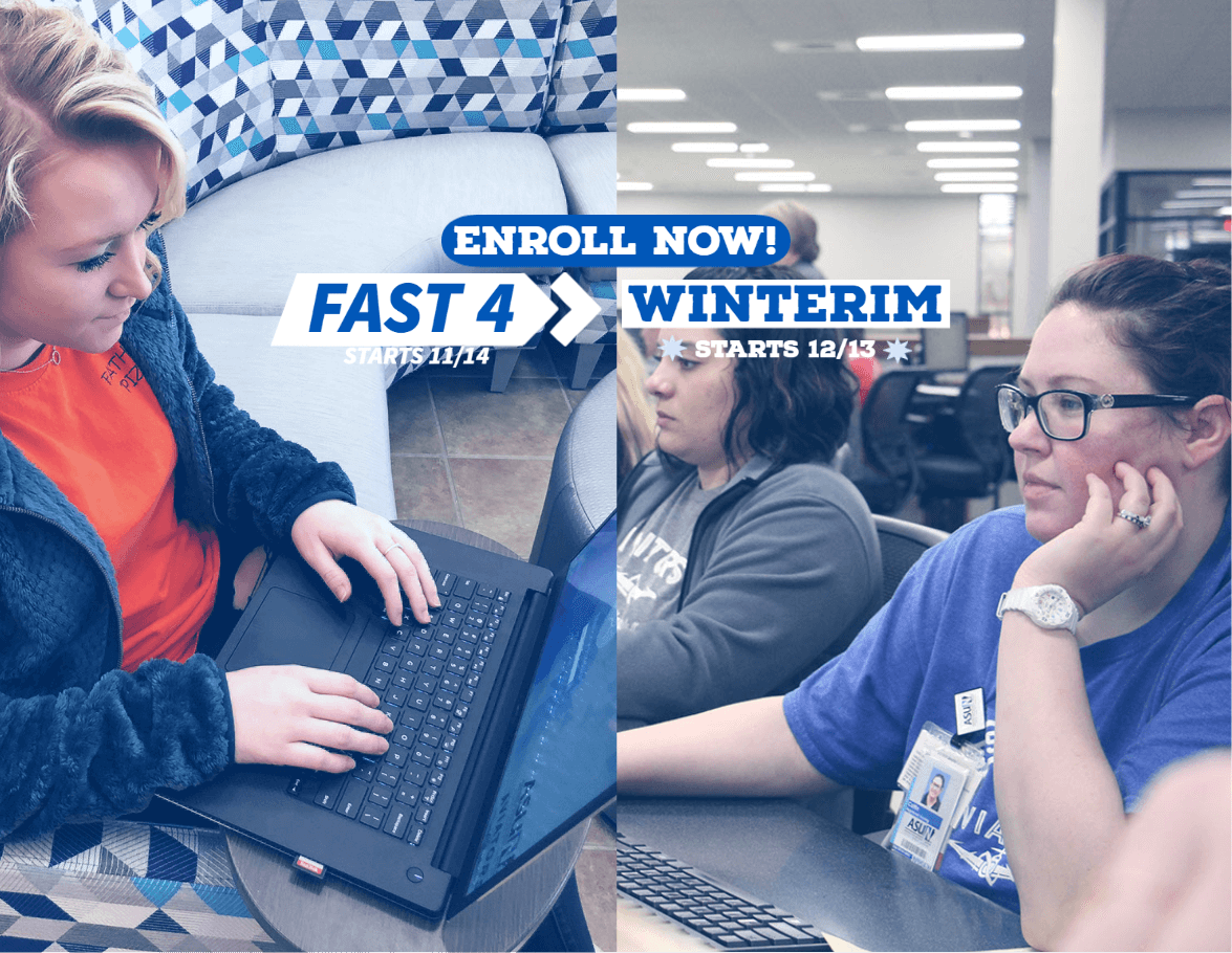 Enroll Now! Fast 4 Winterim