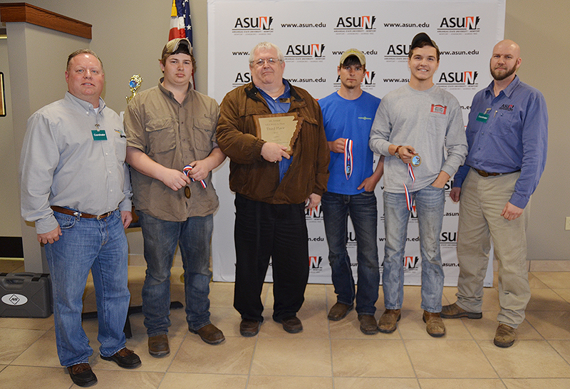 Northeast Arkansas Career and Technical Center with third place trophy